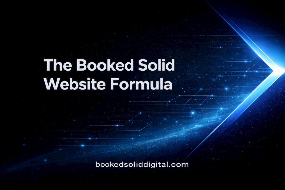 the booked solid website formula